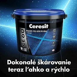 Ceresit predstavuje revolučnú škárovaciu hmotu CE 60 pripravenú na použitie ... Ceresit predstavuje revolučnú škárovaciu hmotu CE 60 pripravenú na použitie ...